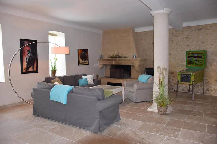 Maison de campagne pour 8 personnes, avec jardin et terrasse à Saint-Chaptes - 4