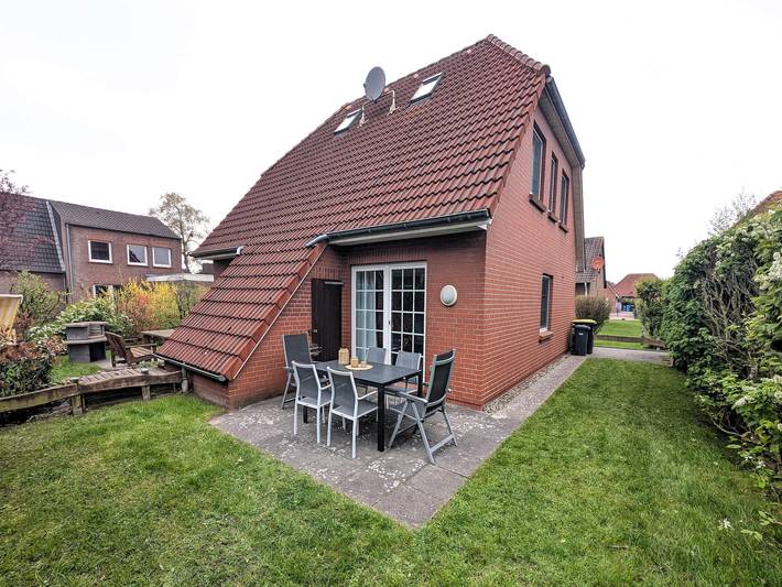 Ferienhaus für 5 Personen, mit Terrasse, mit Haustier in Neßmersiel