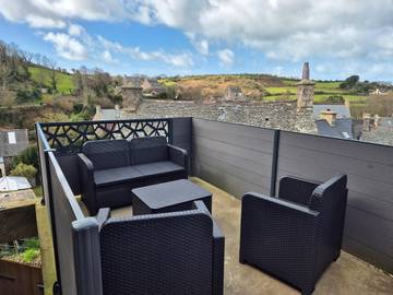 Gîte pour 2 personnes, avec terrasse et vue à Omonville-la-Rogue