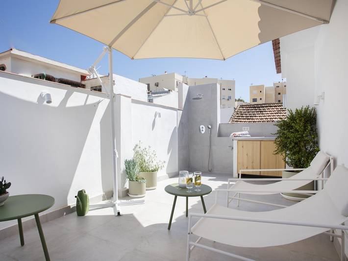 Ganze Ferienwohnung, Del Parque Flats Atico Huertas 2 in Altstadt Málaga, Malaga