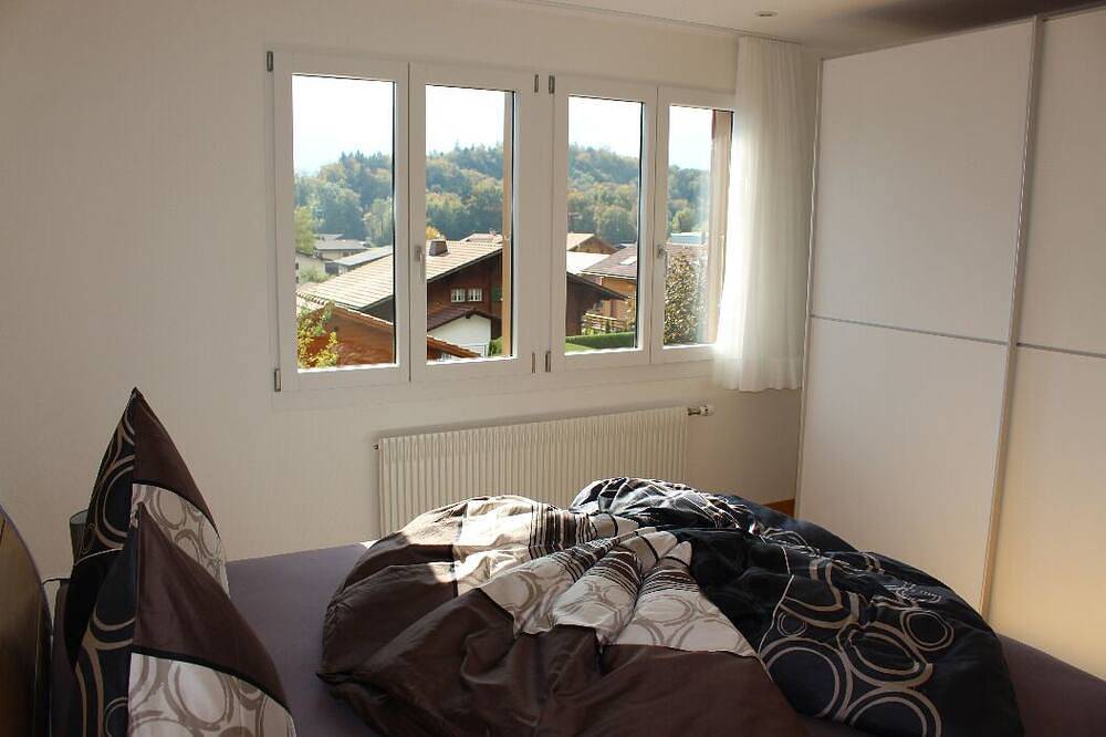 Ferienhaus mit Panoramablick auf die Berge (6P) in Ringgenberg, Berner Oberland