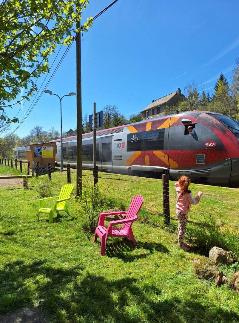 Ancienne gare chez Chris et Bruno in Allenc, Parc national des Cévennes