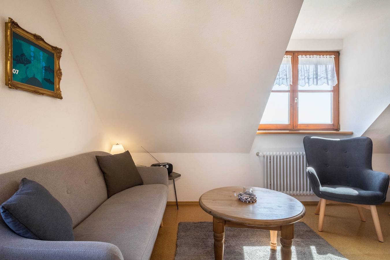 Ganze Wohnung, Ferienwohnung "Ursula Hiemer 2" mit Blick auf den See, Blick auf die Berge in Gattnau, Kressbronn am Bodensee