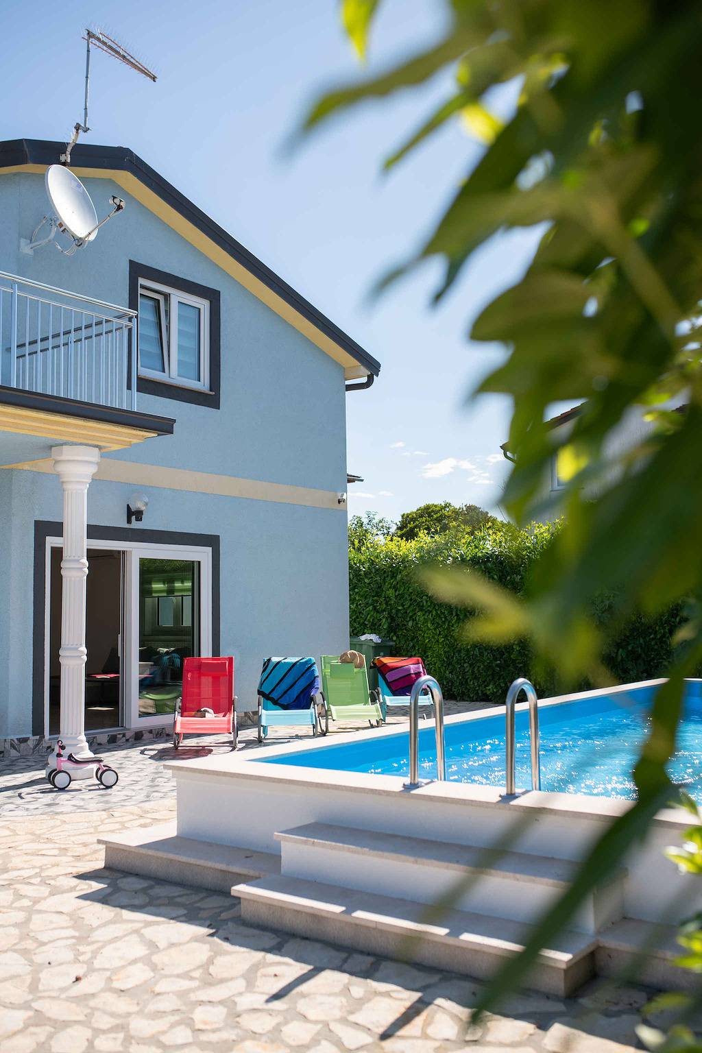Ferienhaus mit Pool und Grill  in Juricani, Umag und Umgebung