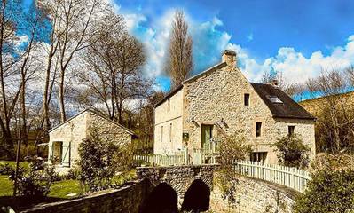 Maison d’hôte pour 10 personnes, avec vue et jardin, animaux acceptés à Carcagny