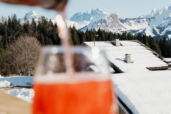 Chalet Familial vue Mont Blanc à 100m des Pistes de ski in Praz de Lys, Taninges