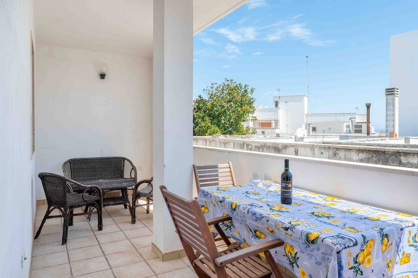 Appartamento 'Villa Mazzini - Cielo' con Terrazza Privata e Aria Condizionata in Terrazza Io Posso, Melendugno