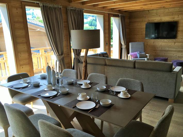 Chalet pour 9 personnes, avec balcon, adapté aux familles à Praz-sur-Arly - 2