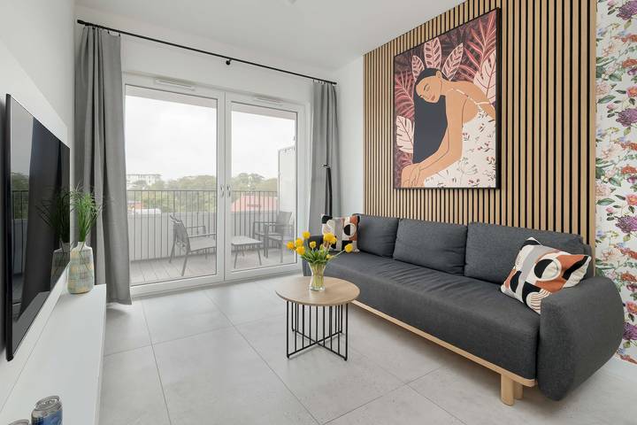 Ferienwohnung für 4 Personen, mit Sauna und Balkon/Terrasse in Międzyzdroje