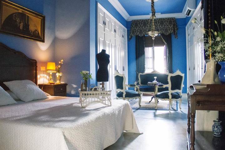 Chambre d’hôte pour 2 personnes, avec Balcon ainsi que Terrasse et Vue à Jerez de la Frontera