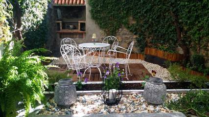 Casa rural para 4 personas, con jardín y vistas, Se admiten mascotas en Baños de Montemayor