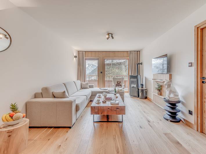 Ganze Wohnung, Champagny-en-Vanoise, Whg. 8 Pers, 3 Sz, WIFI, Parkplatz, Südost-Balkon in Champagny-en-Vanoise, Vanoise-Massiv
