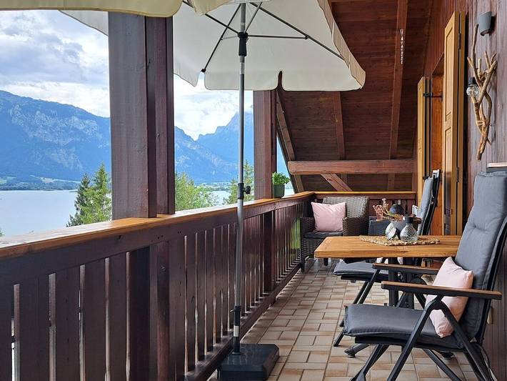Ferienhaus für 2 Personen, mit Balkon und Seeblick in Rieden - 2