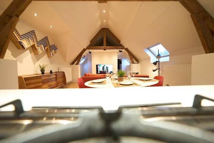 Vakantieappartement voor 2 personen, met uitzicht in Mons (Hennegau)