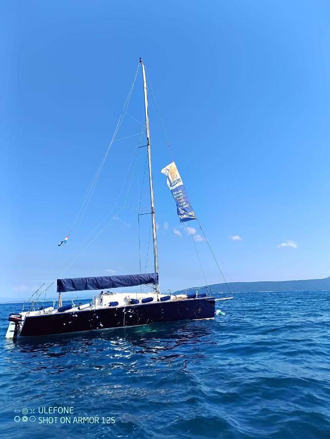 Boot für 4 Personen, mit Ausblick in Kroatien