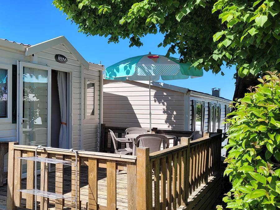 Camping Bellevue - Mobilhome 4 personnes - Mobil home 20 m² in Barzan, Région de Saintes