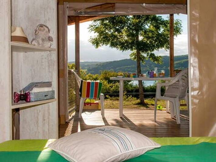 Camping Polari - Tente en toile et en bois 5 personnes - Tente Eco Lodge | 2 Ch. | 4/5 Pers. | Terrasse simple in Rovinj (Istria), Rovinj