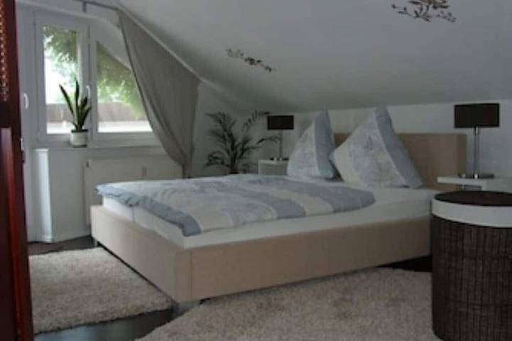 Ferienwohnung für 3 Personen, mit Balkon und Garten sowie Sauna in March - 2