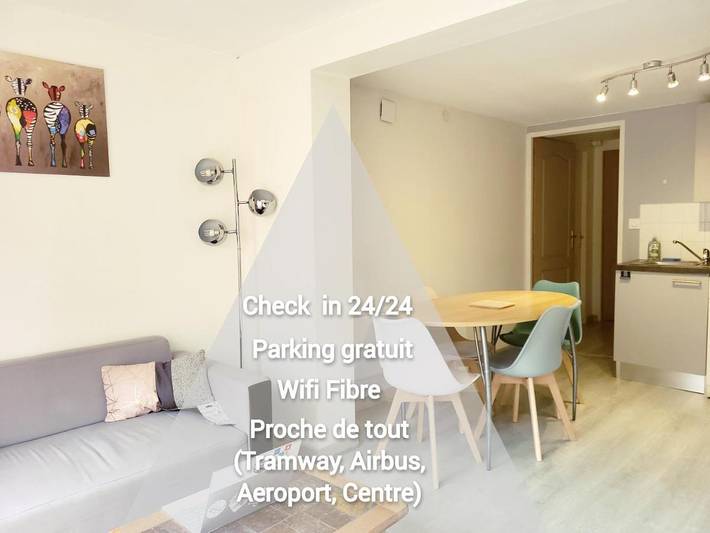 Appartement de vacances pour 2 personnes, avec terrasse et jardin, animaux acceptés