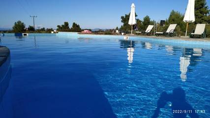 Ferienhaus für 5 Personen, mit Garten und Ausblick sowie Pool und Kinderpool in Chalkidiki
