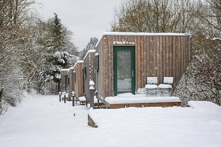 Ferienhaus für 2 Personen, mit Garten und Sauna sowie Terrasse und Ausblick in Deutschland