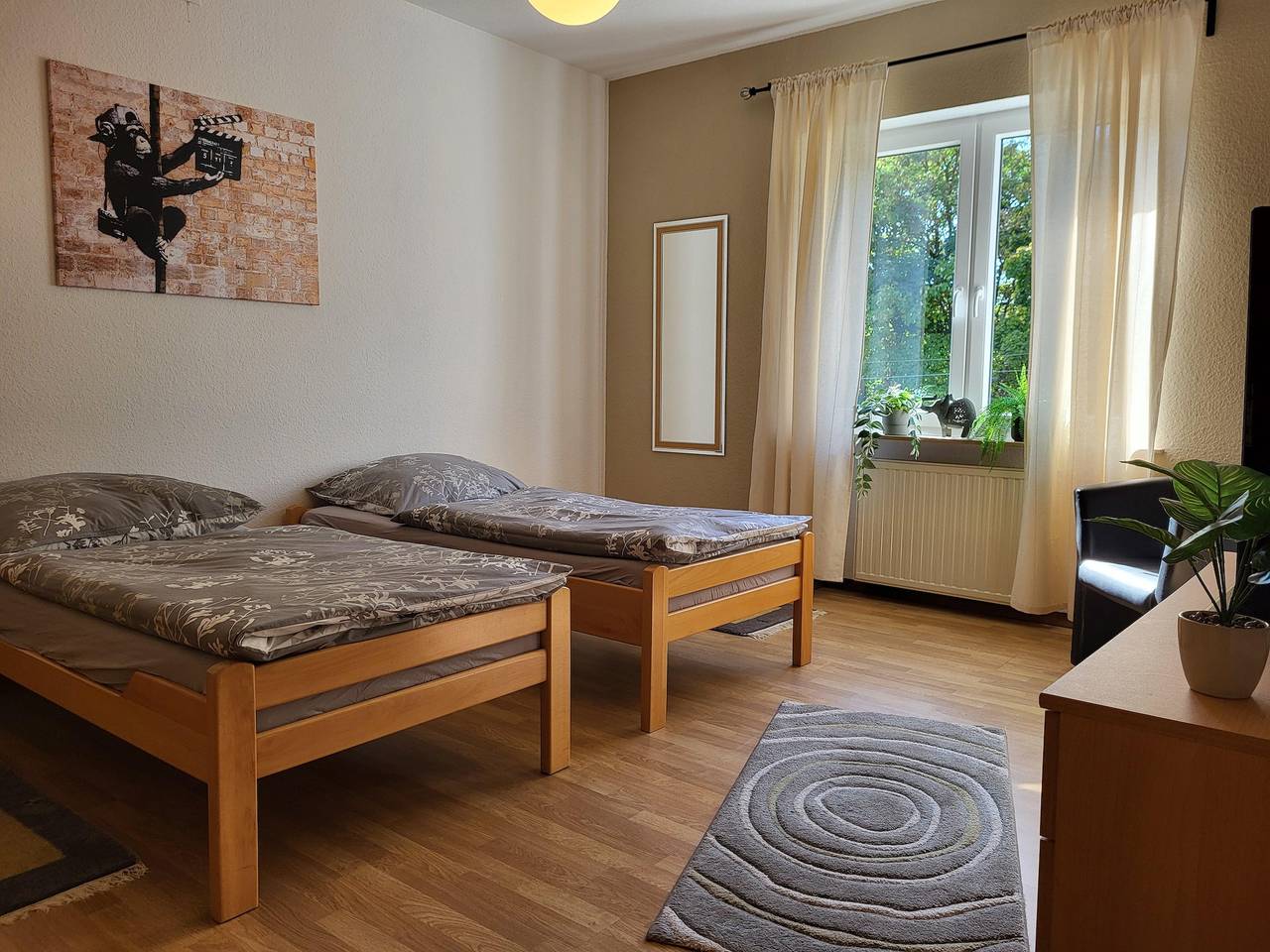 Apartamento vacacional entero, Helle Ferienwohnung im Erdgeschoss in Neunkirchen, Sarre