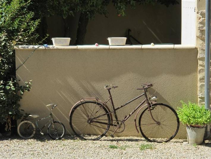 Chambre d’hôte pour 8 personnes, avec Terrasse ainsi que Piscine et Vue à Bédoin