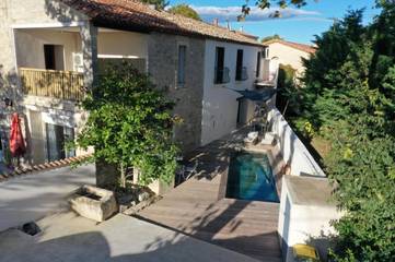Cottage pour 6 personnes, avec jardin et piscine, animaux acceptés à Saint-Bauzille-de-Montmel