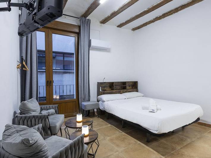 Loft voor 2 personen, met balkon/terras in Valencia
