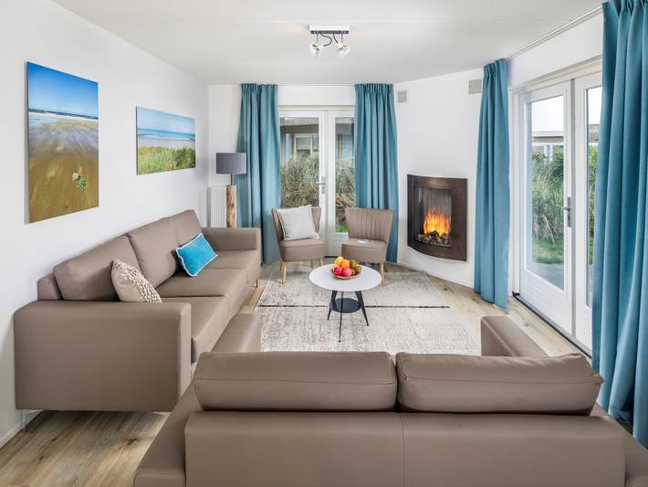 Villa für 6 Personen, mit Terrasse und Garten sowie Sauna