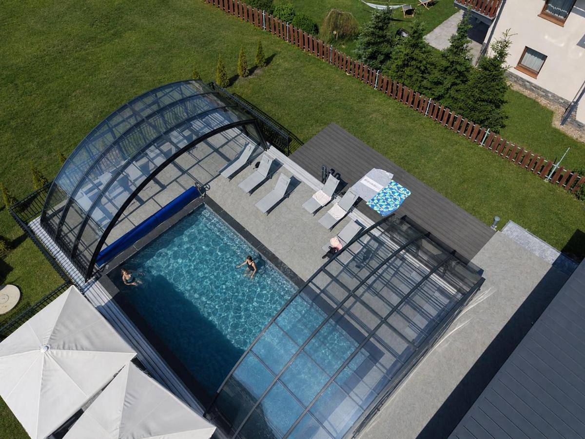 Osada domków Baca in Poronin, Karpaty (Polska)