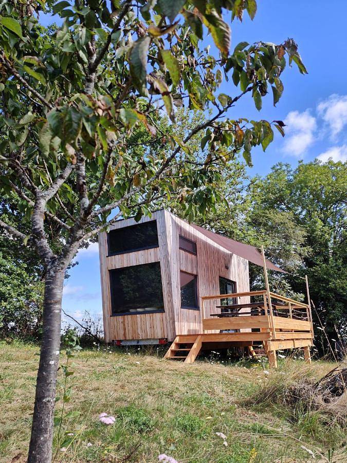 Chalet pour 4 personnes, avec Terrasse ainsi que Jardin et Vue