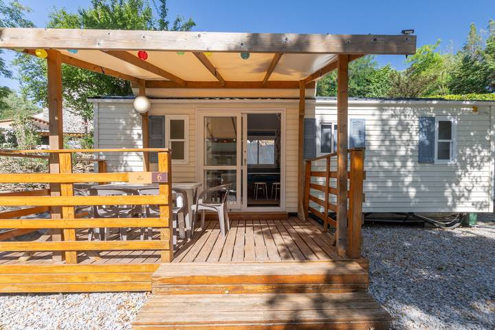 Bungalow für 6 Personen, mit Garten in der Ardèche