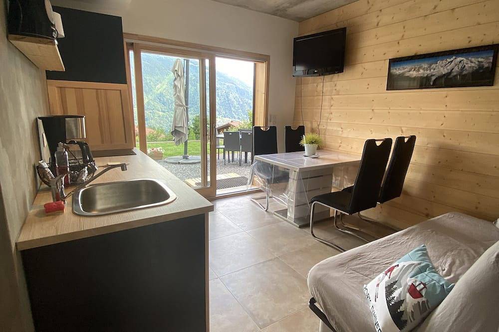 Gîte Classe 2** Dans Chalet Avec Grande Terrasse Et Vue Chaine Du Mont Blanc. in Passy, Pays du Mont-Blanc