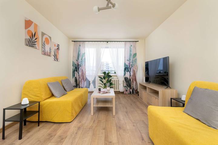 Gîte pour 3 personnes, avec balcon/terrasse à Katowice