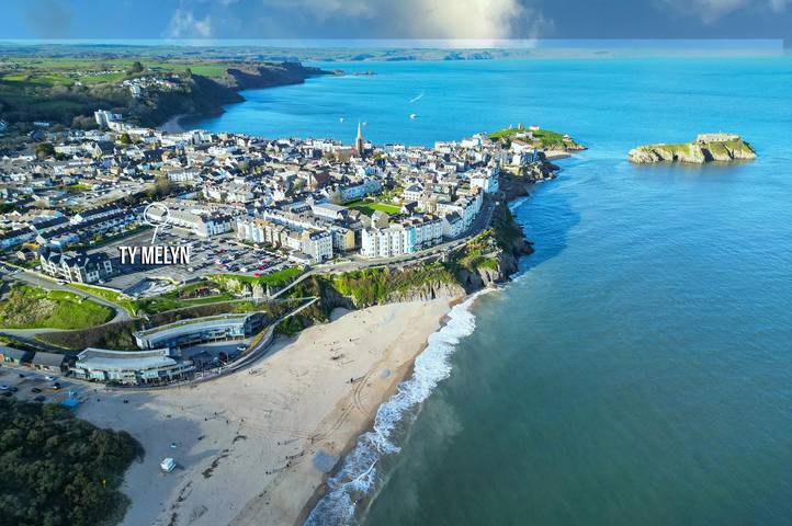 Cottage for 4 people, with Ocean view and Terrace in Tenby