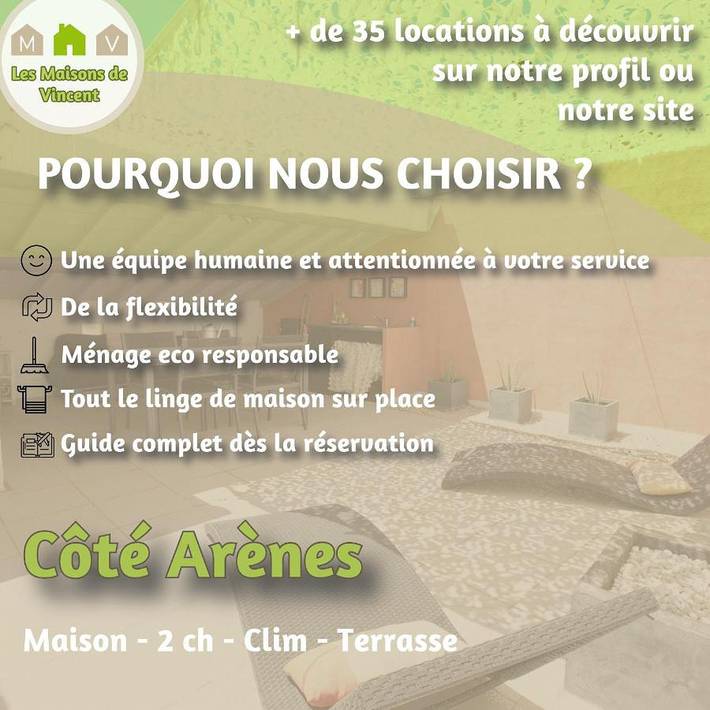 Location de vacances pour 4 personnes, avec terrasse dans Arenes D Arles - 2
