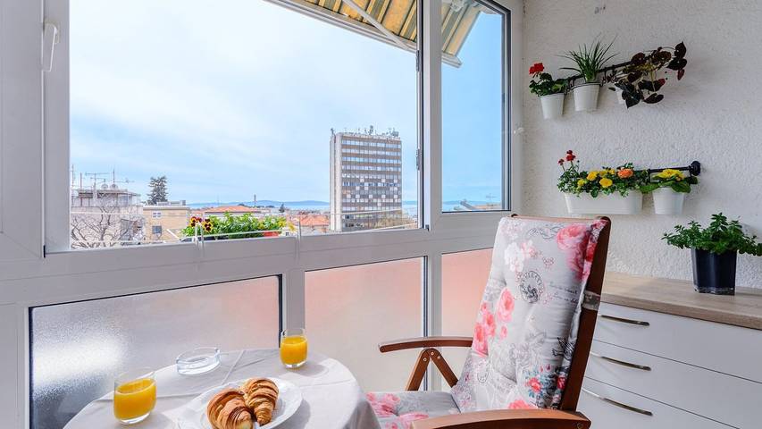 Vakantiewoning voor 2 personen, met balkon in Split