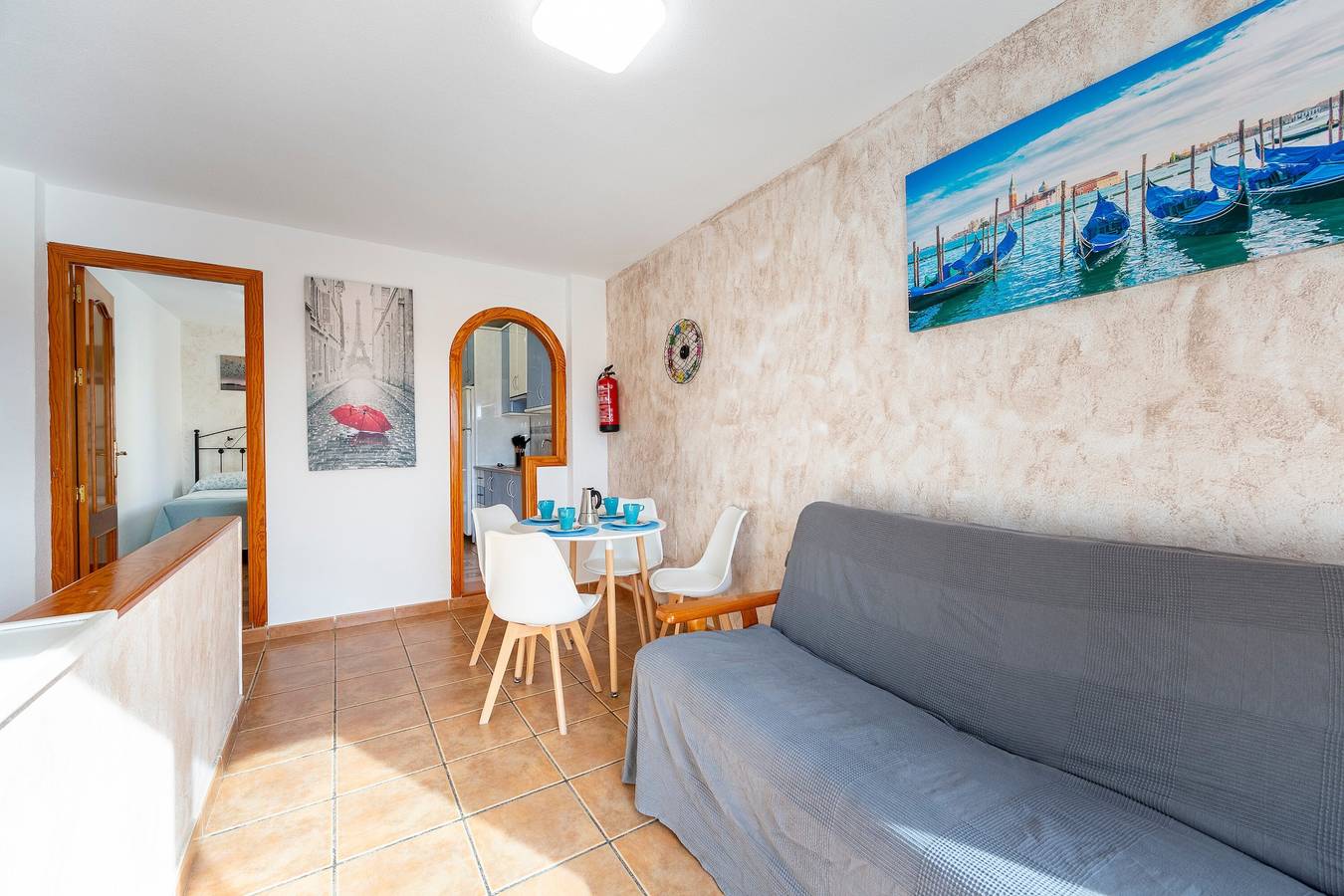 Ganze Wohnung, Ferienwohnung 'Maracas 2' mit Bergblick, privater Terrasse und Klimaanlage in Pozo de los Frailes, Níjar