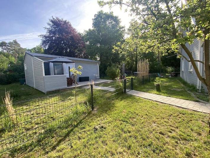 Ferienhaus für 5 Personen, mit Balkon und Terrasse sowie Garten und Ausblick in Woltersdorf