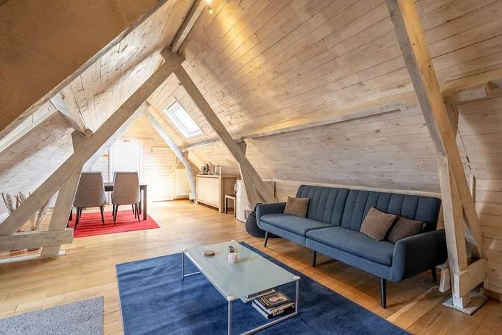 Vakantieappartement voor 4 personen, met terras en uitzicht in Brugge