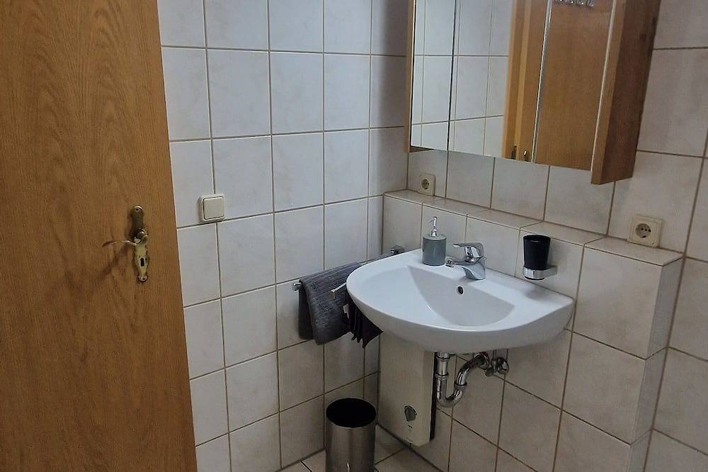 Ganze Wohnung, Ruhiges Ein-Raum-Appartement mit ausgestatteter Küche und Duschbad - mit Balkon in Weinheim, Kurpfalz