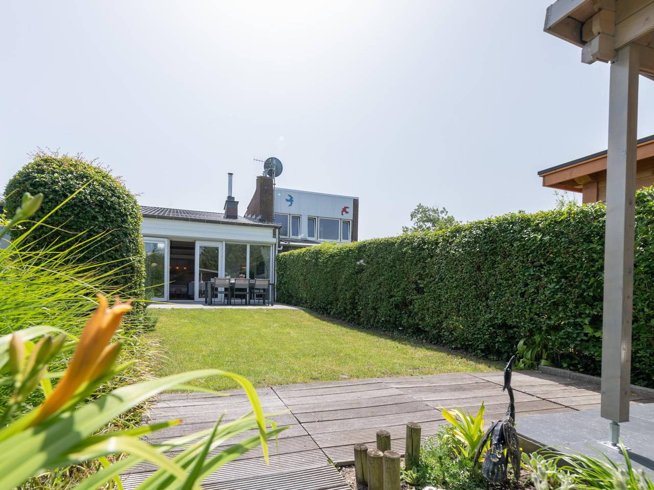 Fijn strandhuis direct aan zee met tuin in Nieuwvliet, Zeeuwse Kust