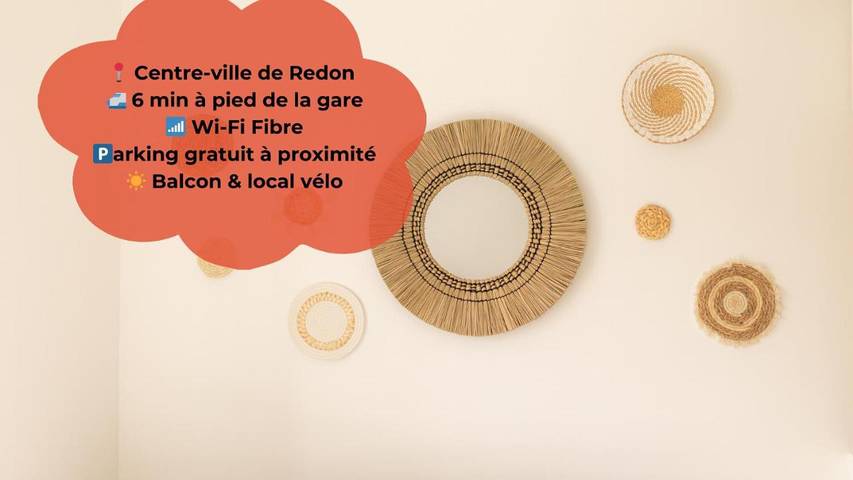 Gîte pour 4 personnes, avec vue et balcon à Redon - 2