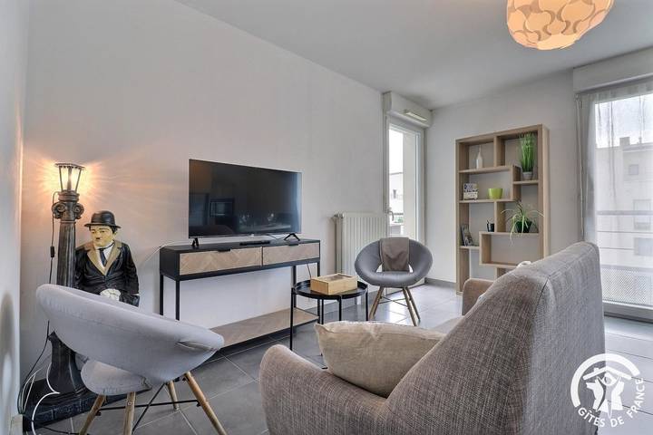 Gîte pour 4 personnes, avec Terrasse et Vue