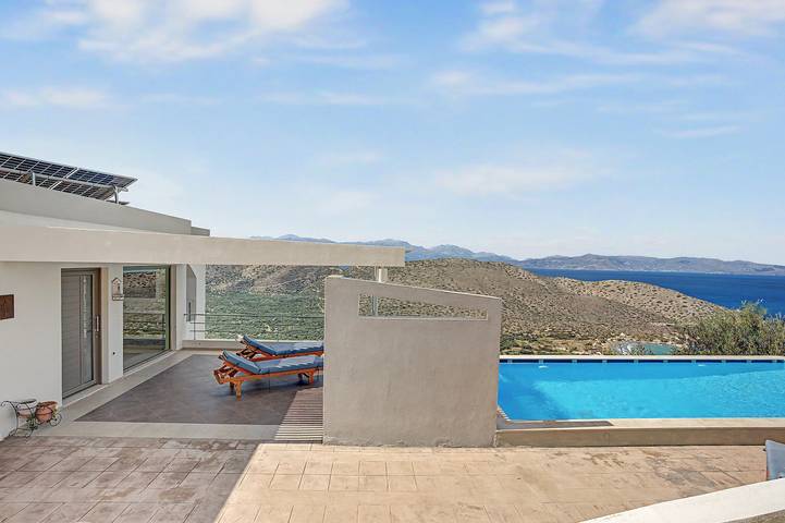 Villa für 6 Personen, mit Balkon und Garten auf Kreta
