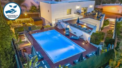 Casa rural para 36 personas, con jardín y terraza en Armação de Pêra (costa)