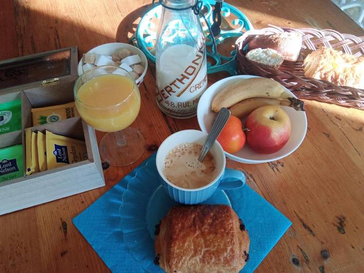 Chambre d’hôte pour 2 personnes, avec terrasse, animaux acceptés à Saint-Aubin-sur-Mer (Calvados) - 4