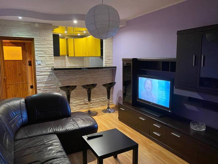 Apartament wakacyjny dla 4 osób, z balkon i widok w Oliwa