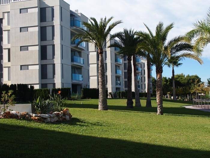 Apartamento de férias inteiro, Apartamento de dos dormitorios en urbanización con pista padel. in El Verger, Costa Blanca